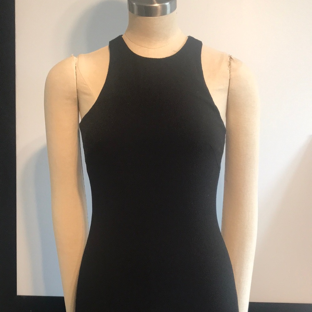 H&M black jersey stretch size 4 dress